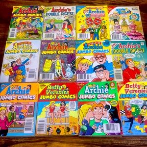 Lot of 12 Archie and friends double and jumbo comics